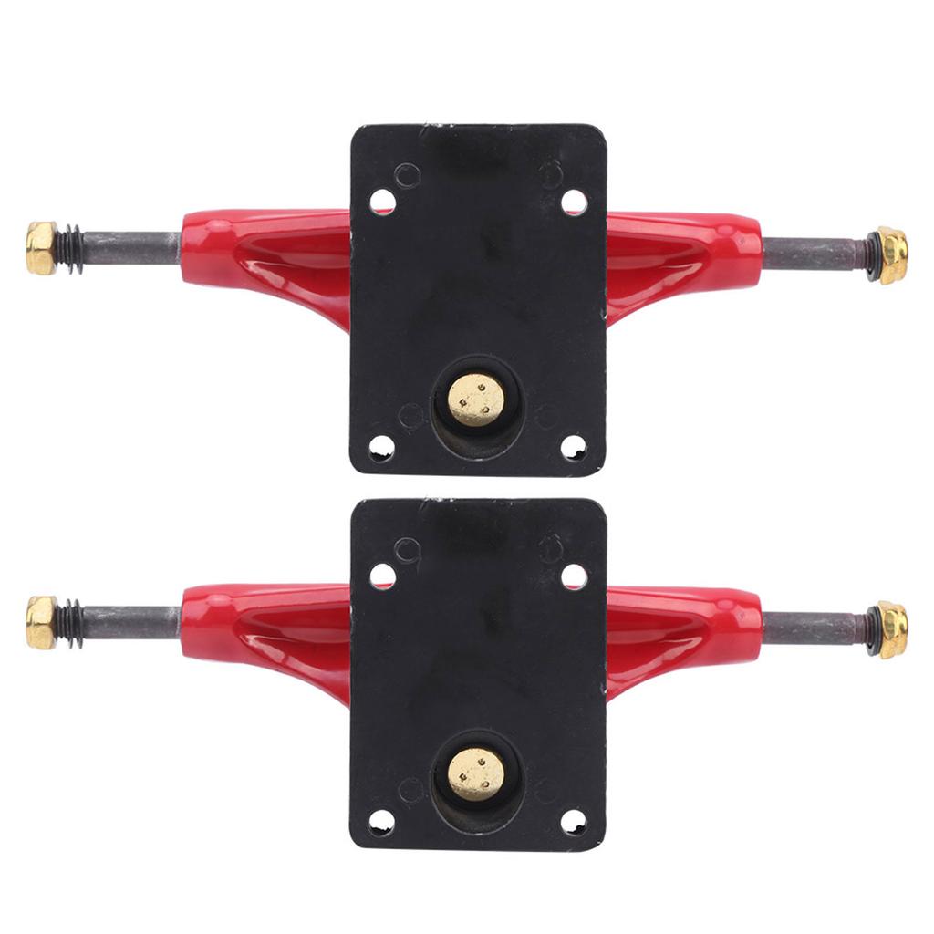 2PCS Set Professional Maple Skateboard Bracket Longboard Stand Outdoor Sports AccessoryRed