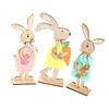Easters Decorations Easters Bunnies Wood Ornament Easters Tabletop Centerpieces Signs Easters Party Supplies Gifts