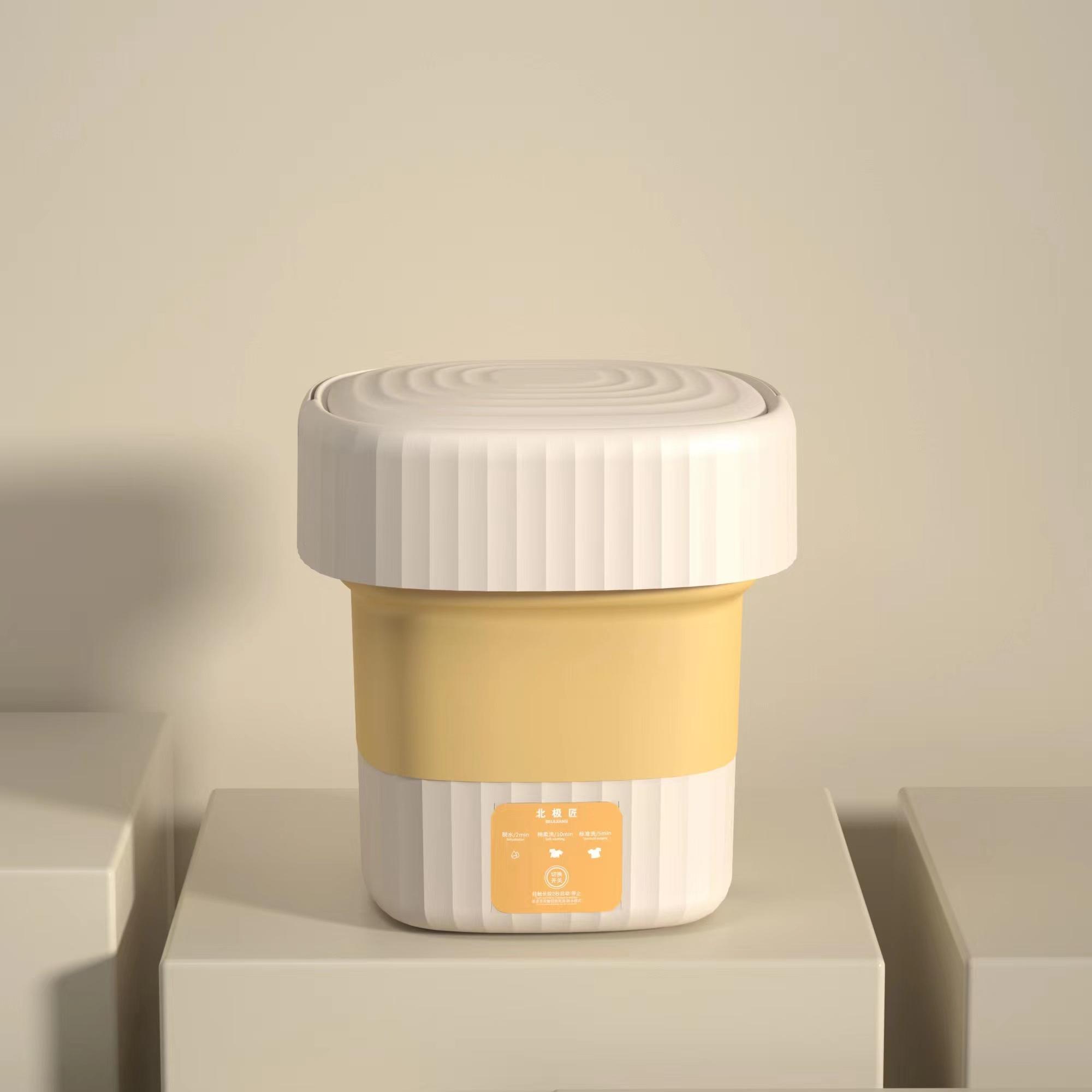 

Портативная стиральная машина, складная мини-стиральная машина, небольшая стиральная машина для детской одежды, нижнего белья или мелких предметов оранжевый