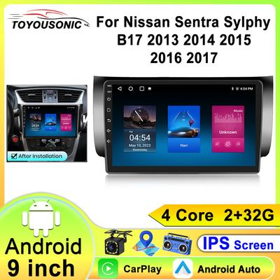 Autoradio voor Nissan Sylphy B17 Sentra 2013 2014 2015 2016 2017 Carplay Android Auto Multimedia Auto Intelligent Systeem
