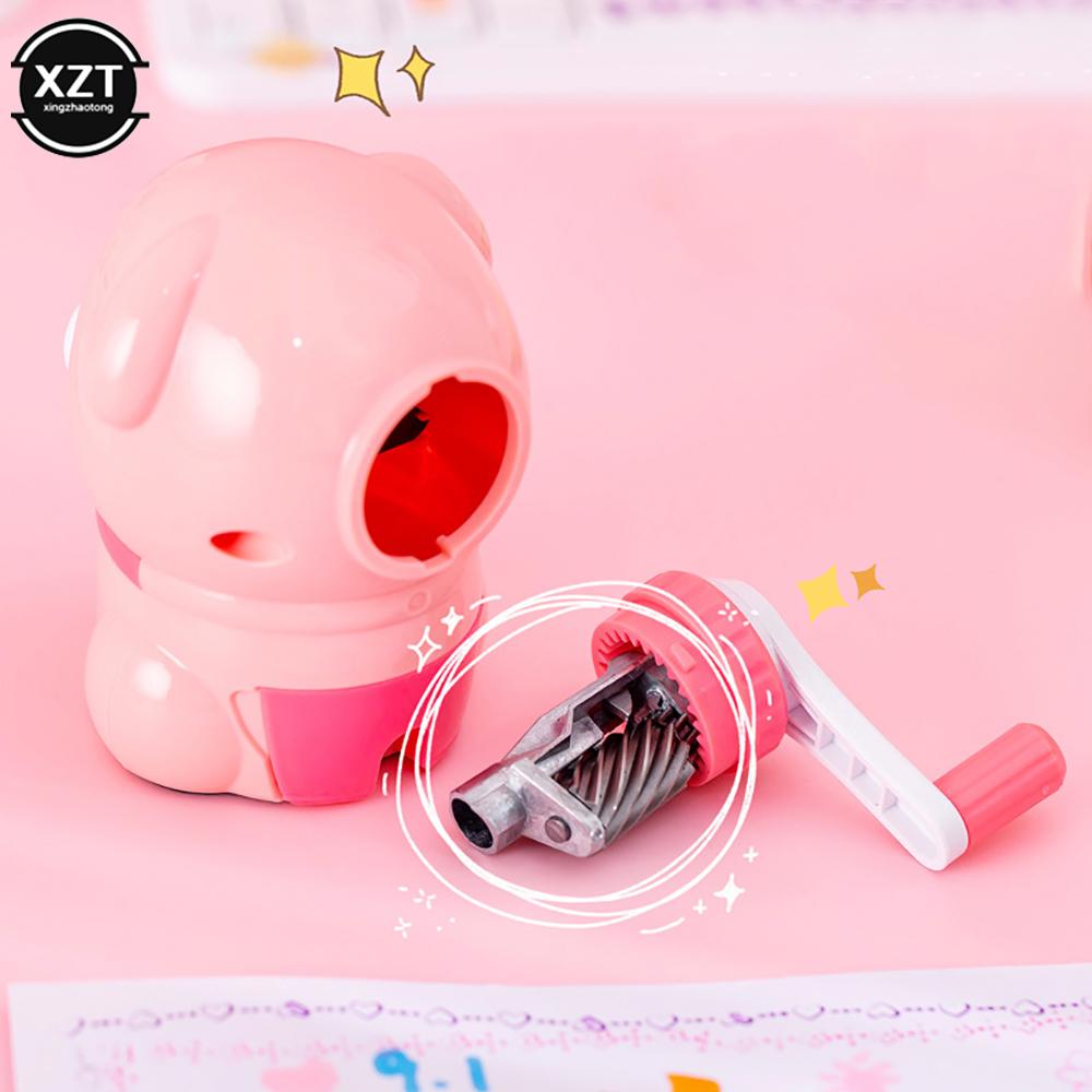 Creative Cartoon Dog Shaped Hand-cranked Automatically Pencil Sharpener Student Pencil Sharpener Stationery Office School Supply