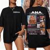  Summer Singer Ana Mena BELLODRAMA Album 100% Pure Cotton Printed T-shirt Tour Men Women Hip Hop Harajuku Y2K