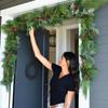 Garland Holder For Door Frame Adjustable Christmas Garland Hanger Seasonal Display Hook For Courtyard Entrance Balcony Porch