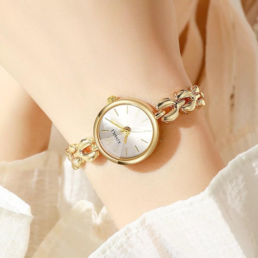 Chain Bracelet Ladies Wristwatch Small Dial Women Wristwatch Fashion Quartz Watch  Gift