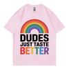 Dudes Ladiesfashionable Summer Round Neck Tshirt Short Sleeve