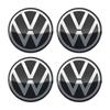 Car Sticker For VW Volkswagen Jetta MK5 Golf 4pcs 56mm 60mm 65mm 70mm 75mm Car Wheel Center Hub Cap Badge Emblem Sticker For Vol