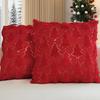 Multipurpose Christmas Pillow Cover Christmas Element Throw Pillows Cover for Home Room Sofa Couch Decoration