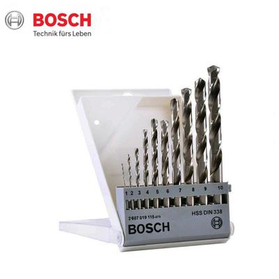 Set di punte esagonali professionali PointTeQ da 10 pezzi per metallo di diametro 1-10 mm, accessorio per avvitatori a percussione e trapano