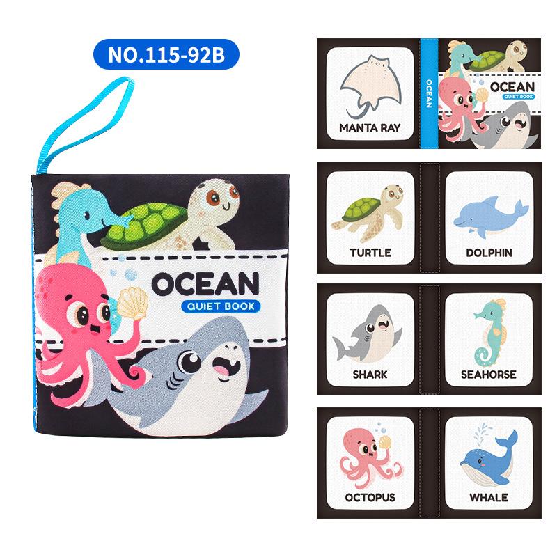 

Three-Dimensional Baby Fruit And Vegetable Dinosaur Tail Early Education Book Can Bite And Tear Enlightenment Toy Book
