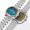Imitation mechanical watch men's dial double calendar Fens men's classic men's quartz watch
