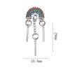 Rainbow Star Pendant Nail Art Set: Zircon Bow, Pearl Heart, and Rhinestone Accessories