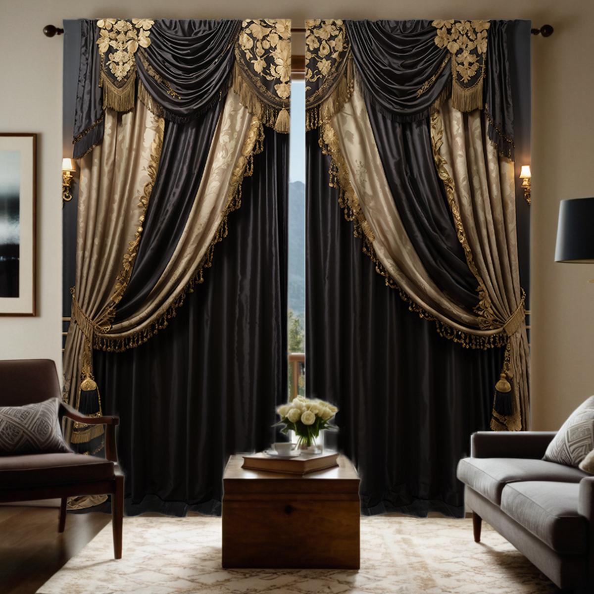 

2 шт. HD цифровые красные шторы для вечеринки в стиле Санта-Клауса на Новый год, украшение дома, украшение гостиной, спальни, стержни W52H63inchW132H160cm