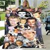 Coperta stampata Titanic Leonardo DiCaprio Coperta calda morbida e confortevole per casa viaggio letto coperta da picnic regalo di compleanno