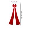 Super Large Christmas Bow Pendant Red Velvets Xmas Tree Bowknot Pendant Ornaments For Home Decor New Year Party Gifts Decoration