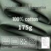 Men's 175g Pima Cotton Long-Sleeved Crew Neck T-Shirt, Solid Color, 80 Count, Versatile Casual Base Layer