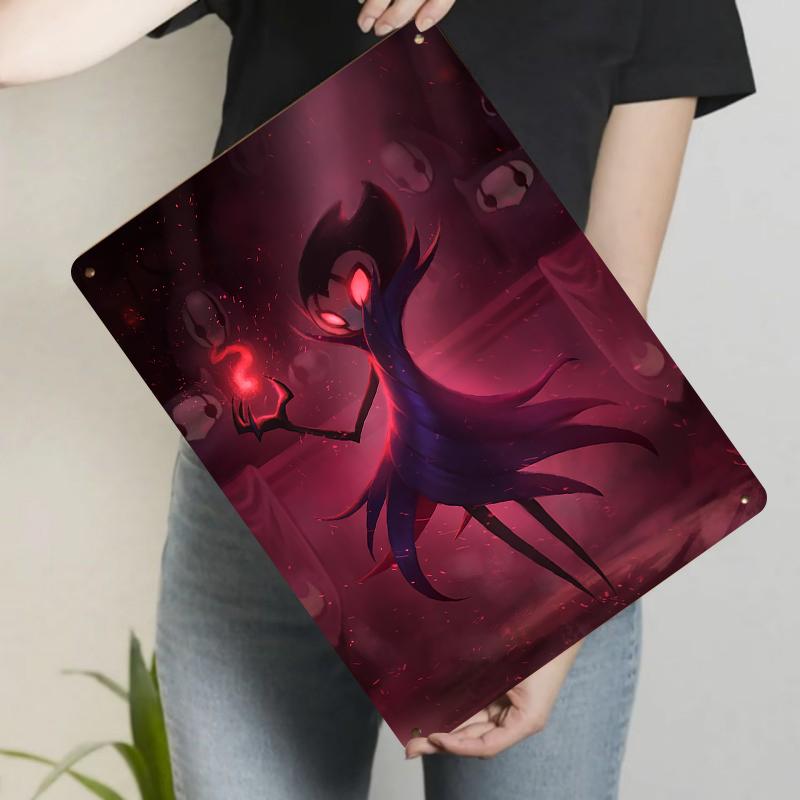 

Dark Mysterious Creature Metal Wall Art Gothic Home Decor Living Room Bedroom Hanging Decoration 20x30cm（7.8x11.8inch）