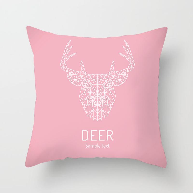 Internet Celebrity Cute Animal Pillow Cover Living Room Sofa Cushion Cover Bedside Pillow Cover