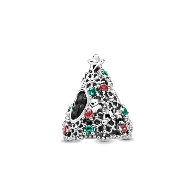 Boutique Gifts Suitable For Primitive Charm Braceletscopper Plated Christmas Santa Apple Snowman Diy Beads Accessories