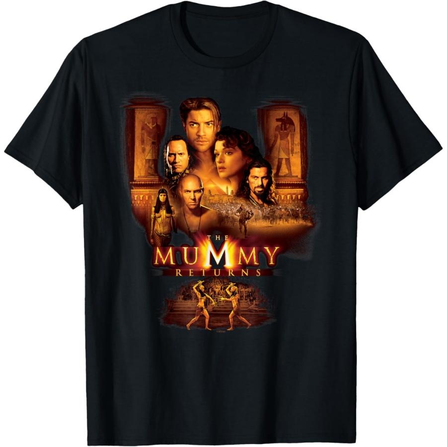 The Mummy Returns Poster T-Shirt S чёрный