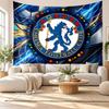 Chelsea FC Wall Tapestry, Soft Fabric Wall Hanging, Decorative Backdrop For Bedroom Home Wall Art