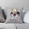 Rouge The Bat Square Pillowcase Polyester Linen Velvet Printed Zip Decorative Pillow Case Room Cushion Cover