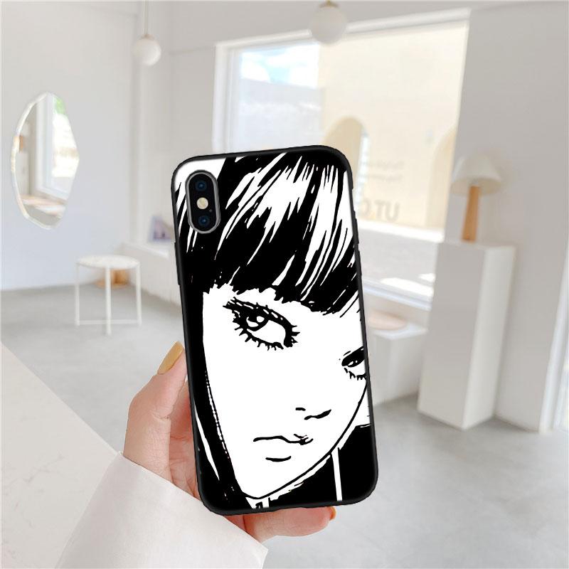 BF75 Junji Ito Tomie Soft Shell Phone Case for Redmi Note 13 14 Pro+ Plus A3 A3X 13X 13C 13R 14S 14C 14R
