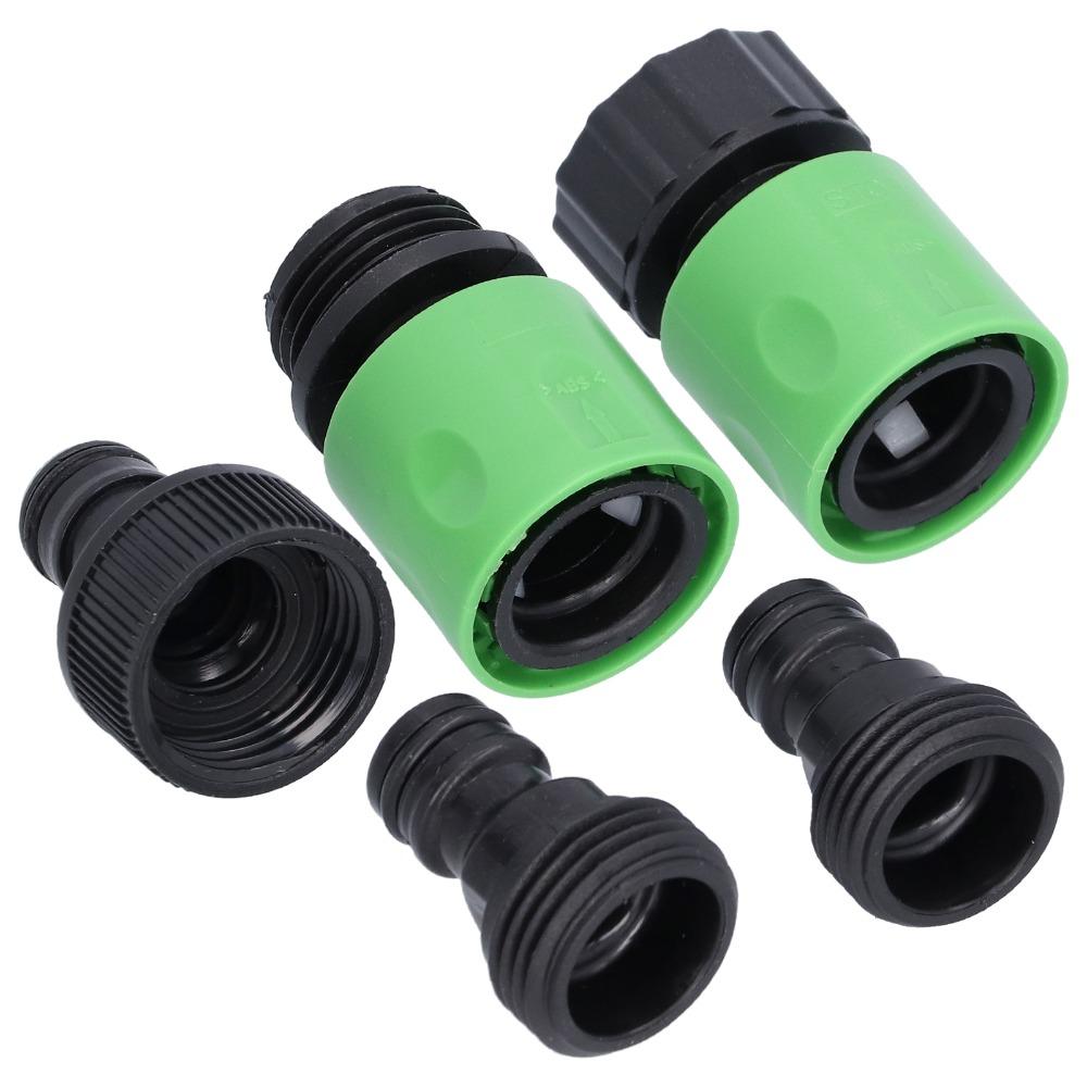 Plastic Quick Connector with Rubber Gaskets Garden Hose Connector  Home Garden Use