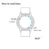 Montre à écran tactile créative hommes femmes LED montres étanches décontracté en cuir sport montres-bracelets cadeau de noël