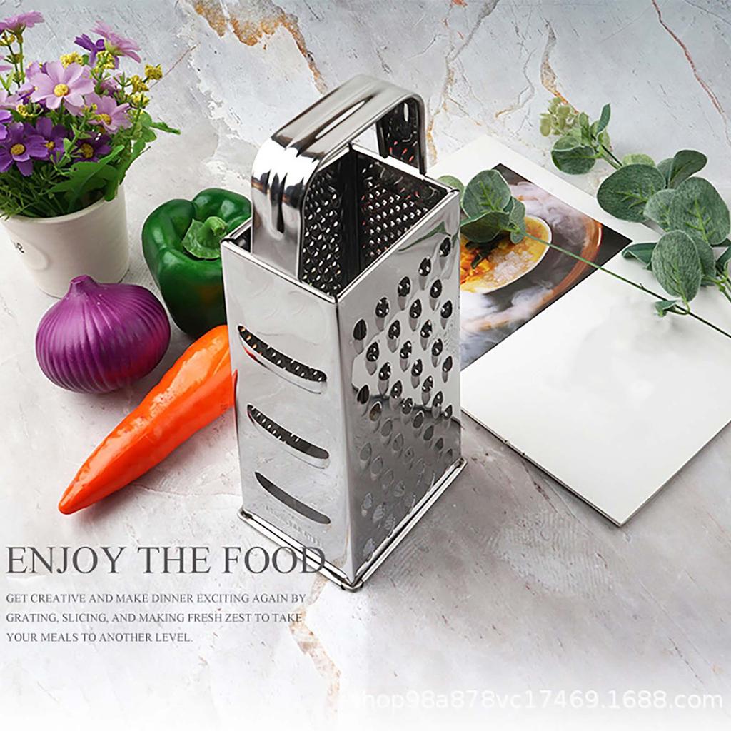 Stainless Steel Four Sided Multifunctional Cheese , Kitchen Grinder, Melon , Potato , Cheese