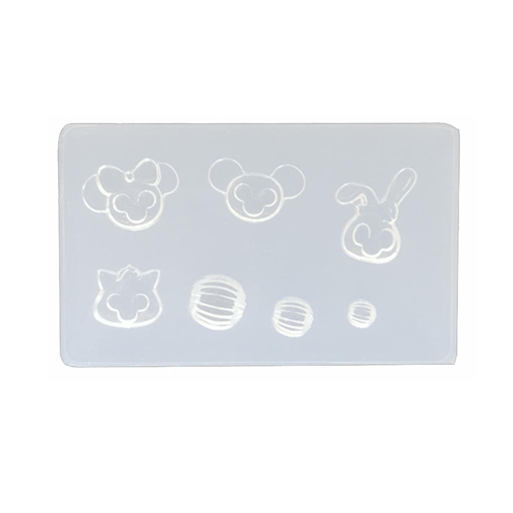 Silicone Rabbit Hanging Beads Molds DIY Pendant Jewellery Making Home Decor
