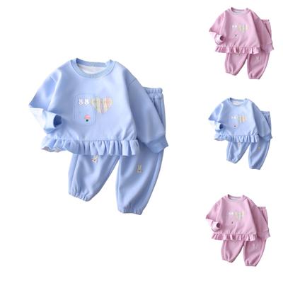 Kinder Freizeit Langarm Set, Bequeme Alltagsoutfits