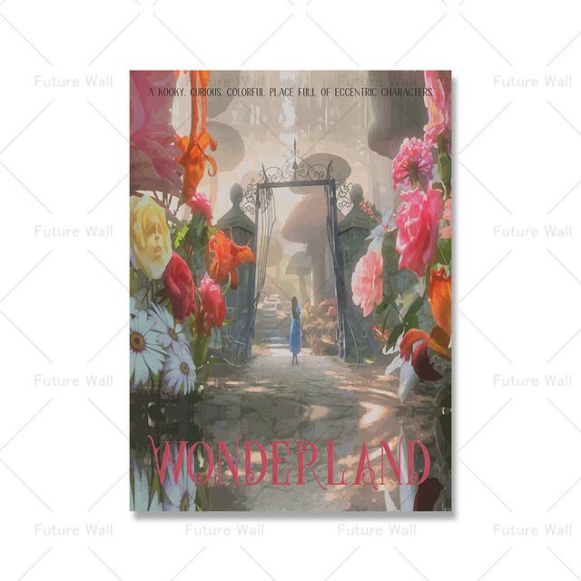 

Фэнтези-Путешествие Городской Пейзаж Плакат Нарния Декоративный Принт 21cm×30cm NoFrame