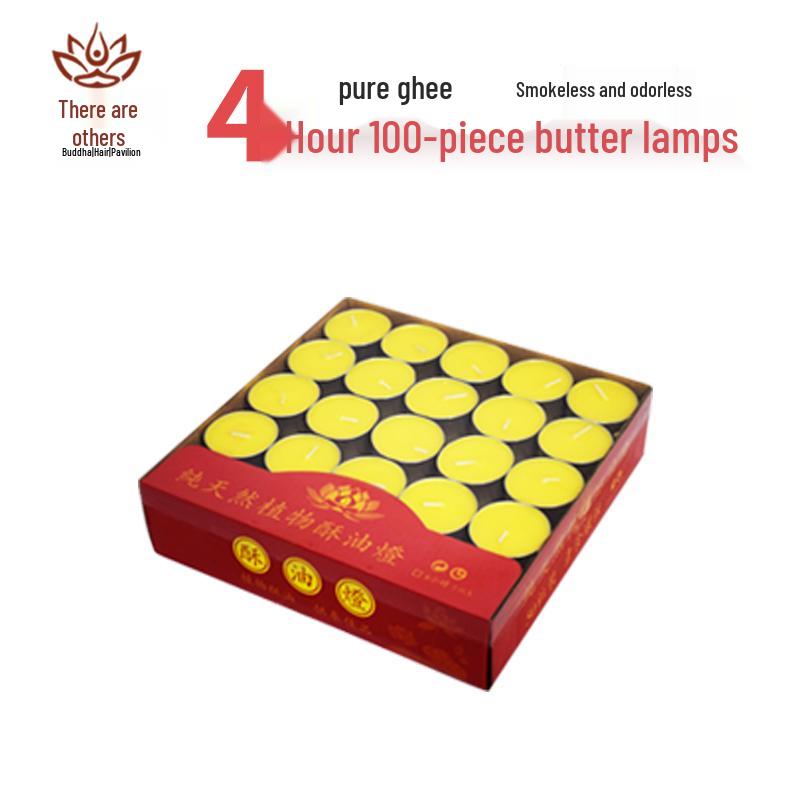 Crystal Lotus Candle Holder for Ghee Buddha Lamp