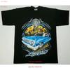 NEW LOWRIDER Low Slow T Shirt Let's Cruise Urban Streetwear Men's Black Vintage Washed Comfortable Versatile Soft Fashion