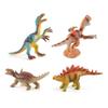 Vibrant And Detailed Pvc Dinosaur Figurine Set Including Tyrannosaurus Stegosaurus Velociraptor Pterosaur And Scythe Lizard