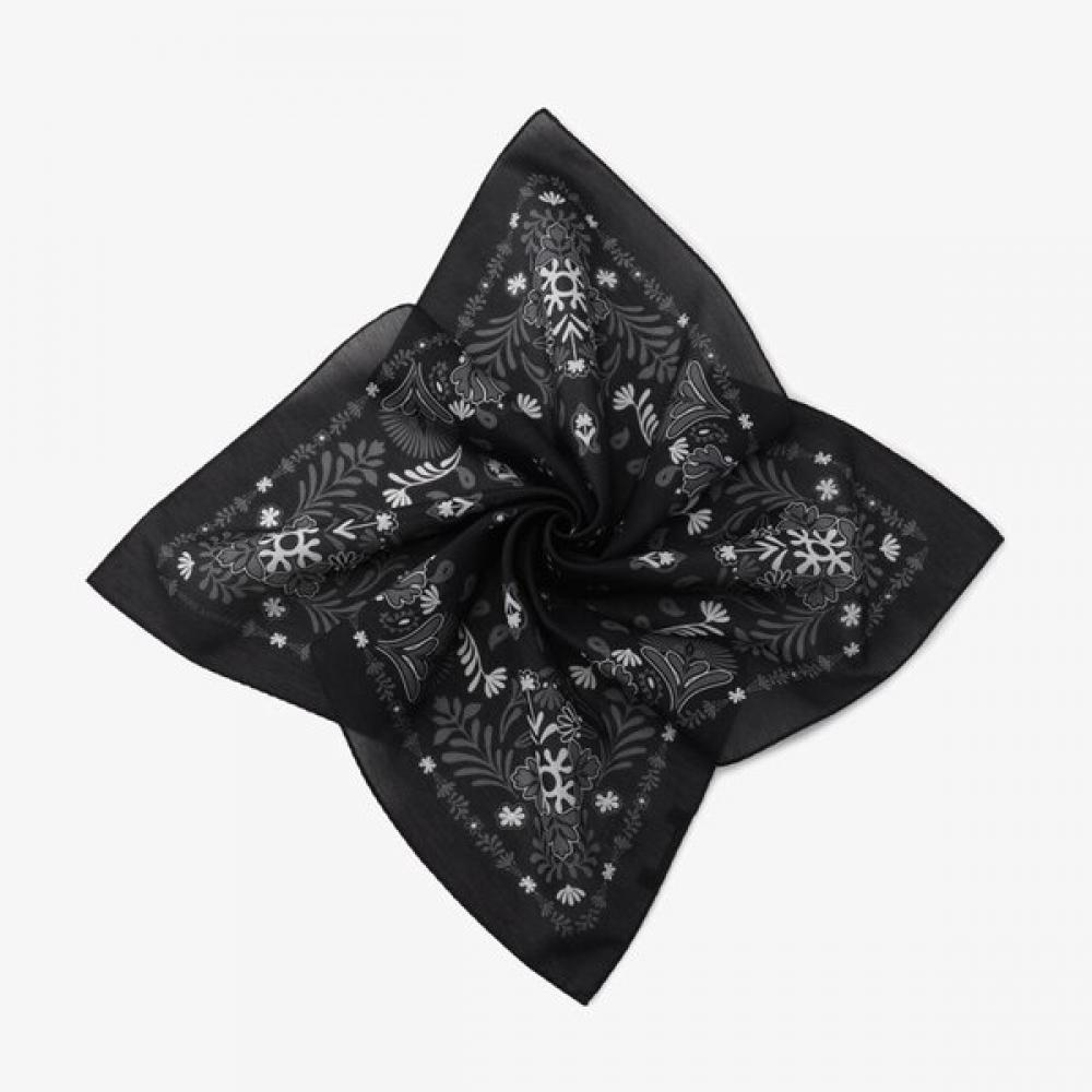Rouge Lounge Petit Silk Cotton Scarf Ra2g1amf001wbk Single option