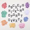 26 englische Buchstaben gestickte Stoffaufnäher für DIY-Zubehör