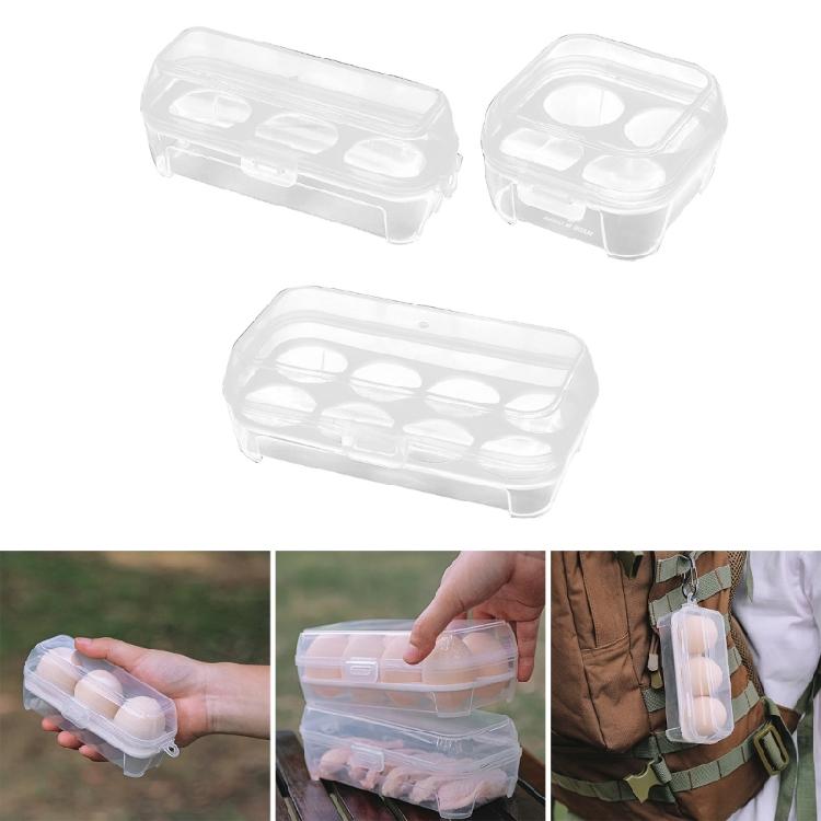 Eggs Holder Container Eggs Storage Boxes Shockproof Holder 3 Grid/4 Grid/8 Grid