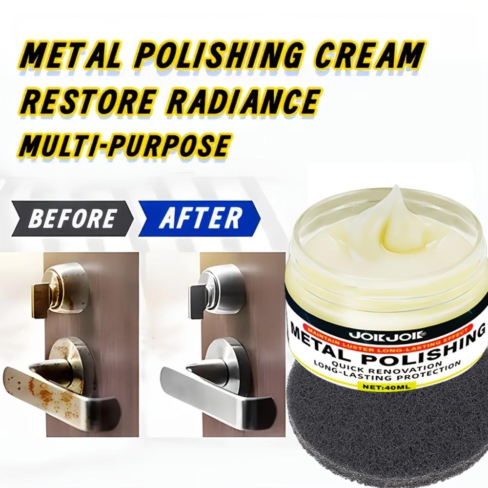 JOKJOK Metal Polishing Wax - Restores Shine & Smooths Surface, Long-Lasting Protection for Cars, Kitchenware, and More - Multi-P