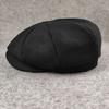 Cappelli Ottagonali in Lana Tweed di Grandi Dimensioni 62Cm per Uomo Donna Taglia Regolabile Cappello Newsboy Invernale d'Epoca Berretti Piatto Cappello da Autista