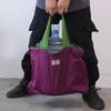 Eco-friendly Lightweight Water-repellent Foldable Shopping Bag with Drawstring Closure and Large Capacity