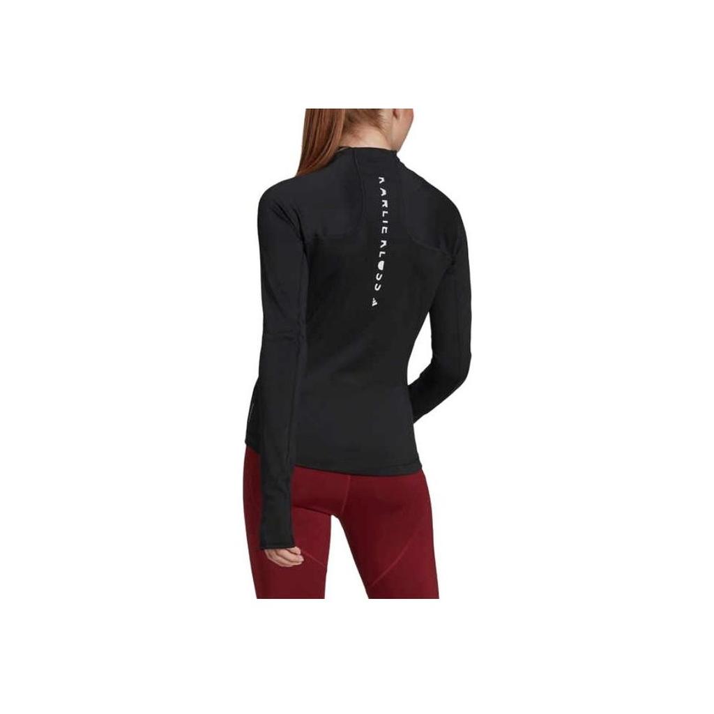 Adidas Fashionable Comfortable Soft Breathable Long Sleeve T-Shirt Women tops Black GH6844
