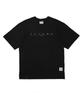 Stigma Serif Oversized Short Sleeves T-Shirts Black