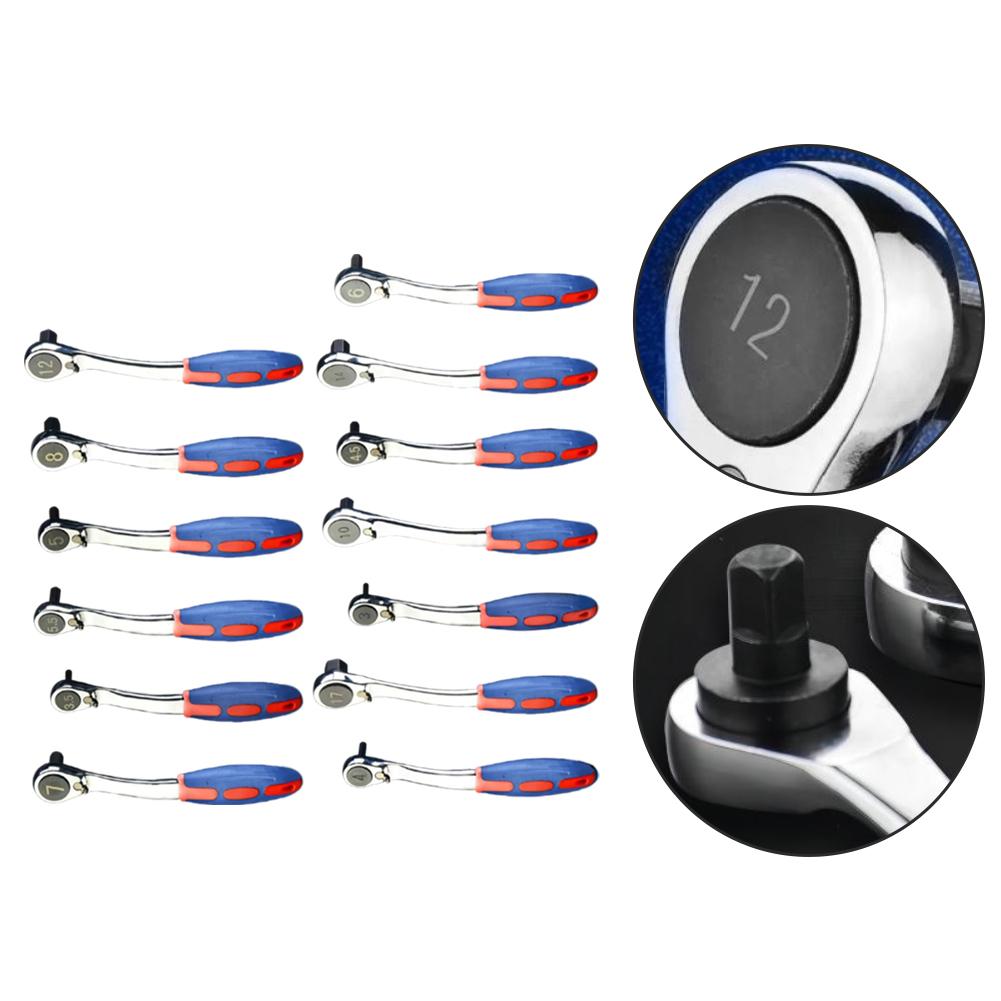 72 Teeth Drive Ratchet Wrench Socket Bit Dual Purpose Wrench Quick Release High Sales Manual Tool Accessories