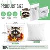 Autumn Small Animals Pillowcase Printed Polyester 45x45cm Throw Pillowcover Decorative Sofa Cushion Pillowslip Home Decor