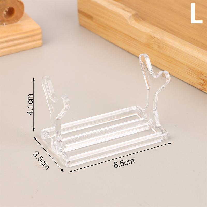 1ks stojany na vystavení rybářských návnad Plastové ozdobné návnady Zobrazující stojan Policový stojan pro rybářský obchod Odolný držák návnad