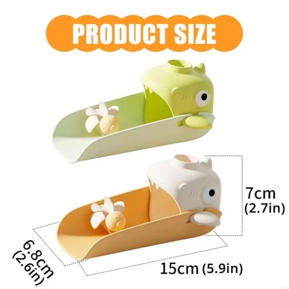 Temperature Sensitive Cartoon Hand Wash Helper Child Friendly Faucet Extension Adapter  Bathroom