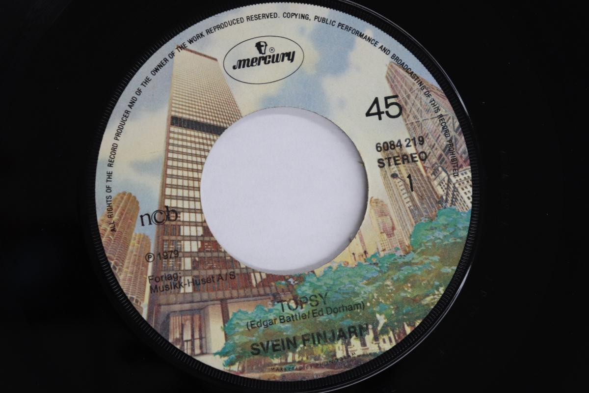 

7inch Record SVEIN FINJARN - Topsy 6084219 MERCURY 1979 UK Rock Used