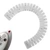 Flexible Bending Sewing Tool Time-Saving Portable DIY Hemmer Heat Resistant Adjustable Curve Scale Hemming Tool DIY Projects