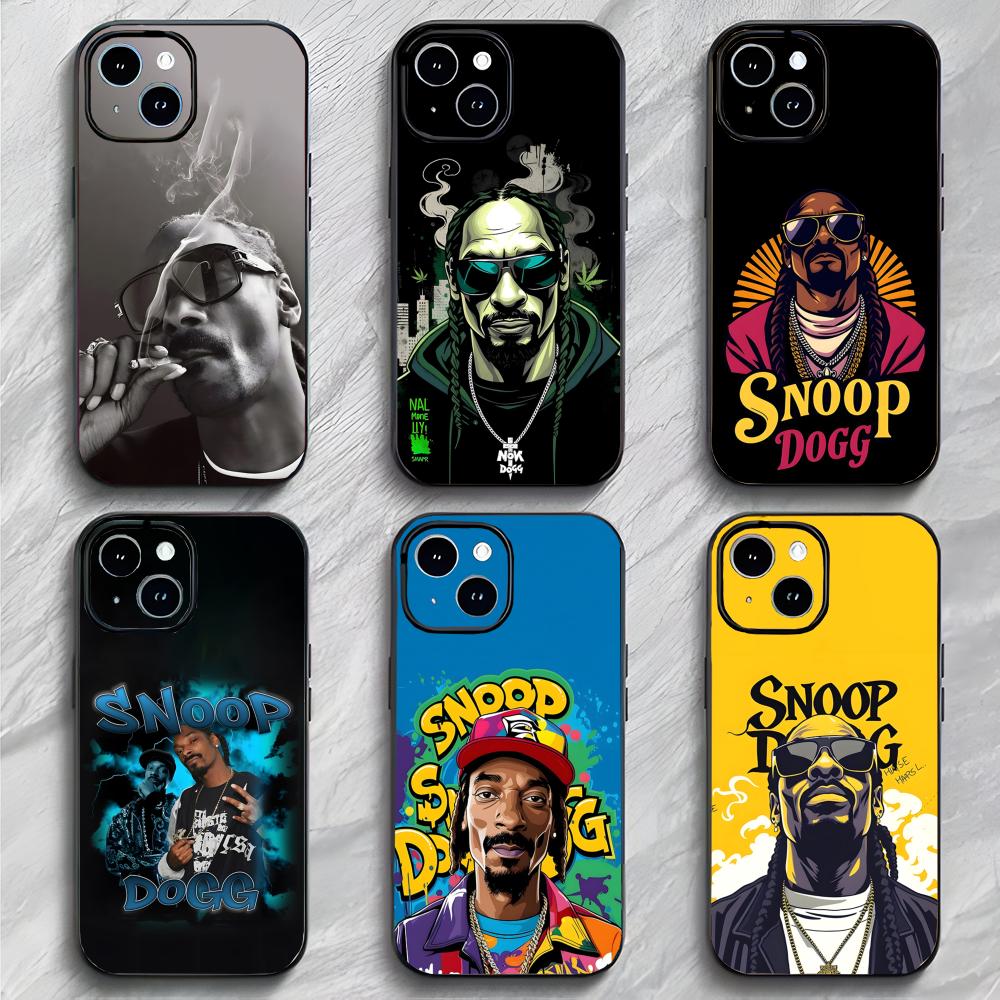 HipHop American Rapper S-Snoop D-Dogg Phone Case Phone Case Soft Packaging Lightweight For iPhone17 16 15 14 13ProMax